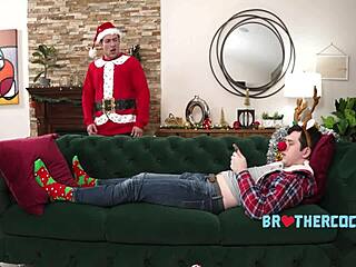 i'm bouncing on my step bro's christmas candy cane so hard