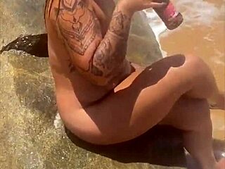 i got naked on the beach, flashing for everyone, wanna see?