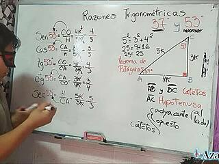 Asiatisk student i sovrummet
