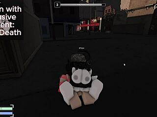 Véletlen lányok szex a Roblox kondóban.