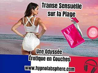diaper lover experiences hypnosis and sensual trance on the beach in an erotic odyssey with diapers