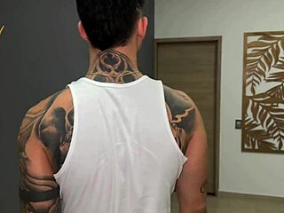 My stepbrother spied on me masturbating and i let him fuck me - Salomé Gil part 1