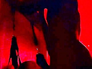 Amateur couple strokes my big black cock till I cum in mouth?