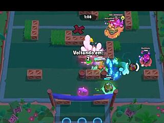 I, Main Chester, am fucking the enemy team with Carl and Jessie, showing off my tits.