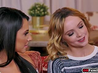 bisexual teen stepsisters hime marie and nikole nash want creampie for christmas