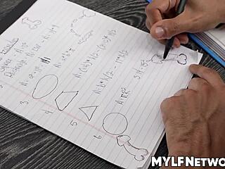 Oliver Fails Math, Tutored By Miss Darling!