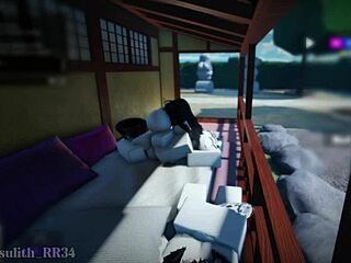 they came back for anotha threesome, big tits bouncin