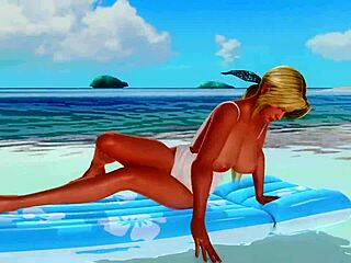 Tanned girl in panties