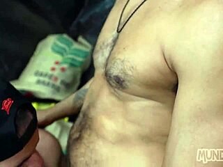 Gay Truck Drivers In Bareback Threesome