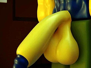 el noob suertudo with big tits big ass bent over in doggystyle position