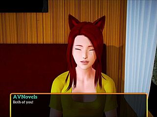 my new family plays a game with redhead teen and small tits