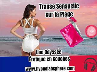 diaper lover experiences hypnosis and sensual trance on the beach in an erotic odyssey with diapers