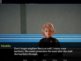 My new family plays a game with teen and big ass