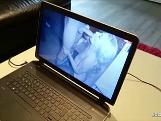 German mature neighbor catches him watching porn and joins in 😉