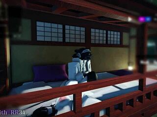 they came back for anotha threesome, big tits bouncin