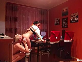 Wild Oral Sex In Kitchen