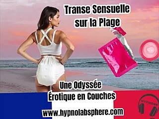 diaper lover experiences hypnosis and sensual trance on the beach in an erotic odyssey with diapers