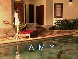 beautiful asian teen 18+ amy gets banged hard right on the floor.