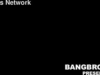 watch the old brunette give interracial blowjob to cuckold