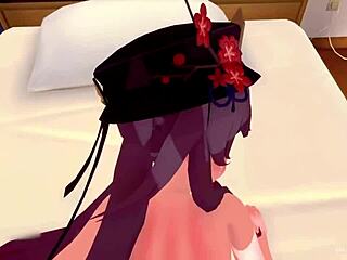 Hu Tao from Genshin Impact gets a hardcore fuck in hentai