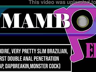 Khali noire feels intense emotions during her first double anal with monster cocks