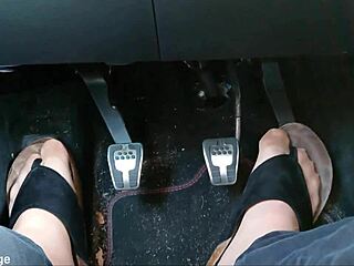 Nylon Feet With Toe Separators In Car