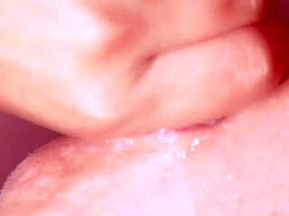 did you see this close up of blonde teen sucking big cock and swallowing cum?