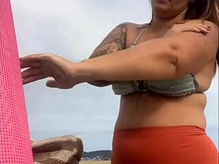 at the beach feeling ready