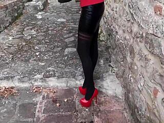 preview milf in pantyhose heels