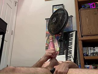 jeffrey jaxxon uses a prostate massager after a hot shower with a closeup cumshot