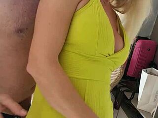 Alineflavio says, 'Watch our beautiful blonde MILF couple in POV assfucking and masturbation.'