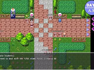 Discussing watering the garden with fluids in academy