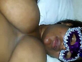 Ebony's naughty ass gets anal fun 😏