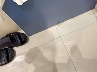 Beautiful Muscular Man in Horny Shower