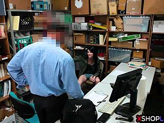 Shoplifting Teen 18+S Hairy Pussy Fucked By A Mall Cop