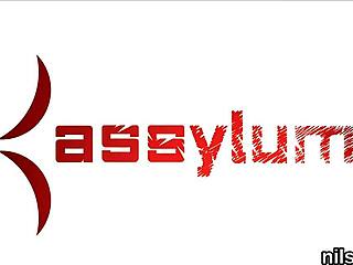 Feisty chick faces intense anal treatment in asylum, craving ass to mouth action