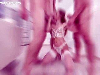 eveline dellai takes 3 bwc and 3 bbc deep