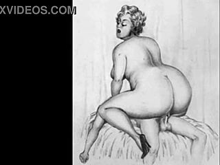 Vintage Erotic Illustration From Antique Collection