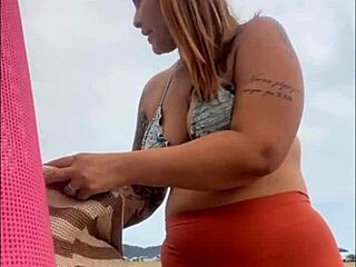at the beach feeling ready