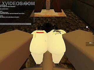 I'm getting rough anal while bent over, feeling so wet