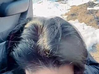 speedyfucker shares liquid lunch on tits and ass