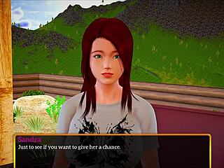 playing a homemade game with my new family