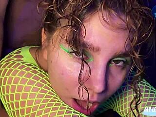 Did you see that beauty swallow cum after nightclub dancing and rough assfucking?