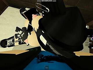 Roblox Emo女孩在床上被猛烈抽插