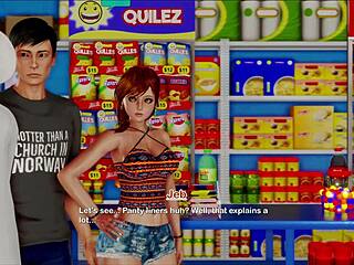 i can't believe in this anime game the inn 104, these big tits babes are getting fucked