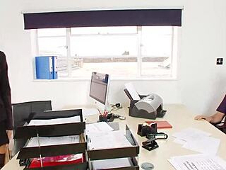 Platinum haired Paige Ashley gets revenge on her man with her hot friend in threesome