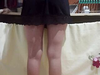 i hired this maid, she's so hot in tight shorts