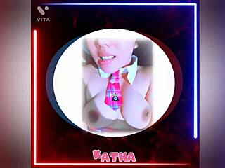 Naked in Uncle's House, Amateur Plays with Pussy and Tits, Leading to Anal Creampie and Deepthroat