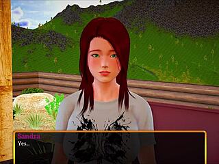 playing a homemade game with my new family