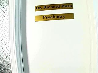 Crazy blonde gets fucked at psychiatrist's office